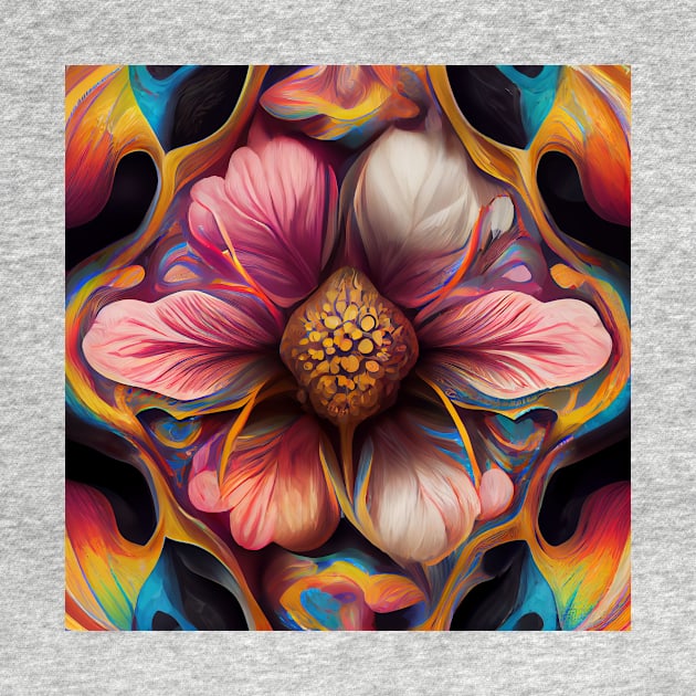 psychedelic flower&#39;s by heartyARTworks